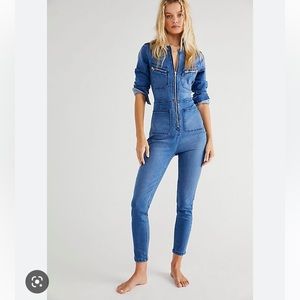 NWOT Free People Lennox Jumpsuit